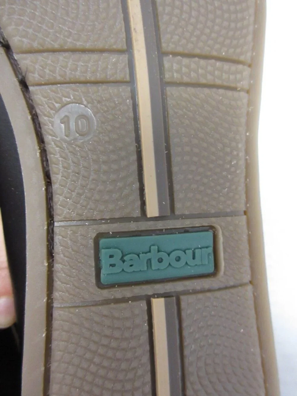 Barbour Boat Shoes 10 Capstan Leather Deck Moc Toe MFO0304BR78 NEW